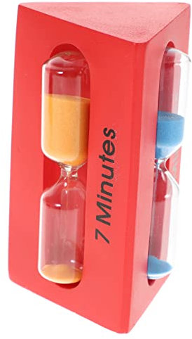 SOLUSTRE Timer Sabbia Multifunzionale Per Ragazza Minuti Strumento Per Lavarsi Denti e Attività Decorazione e Scuola