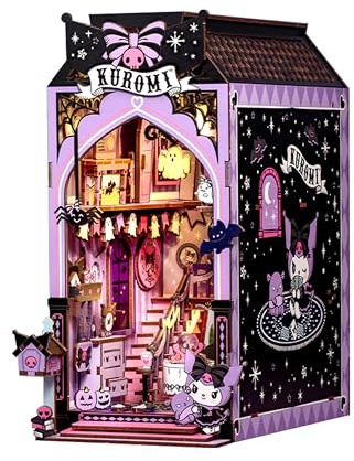 Hands Craft Kuromi Spooky House - Kit de rincón de libros DIY
