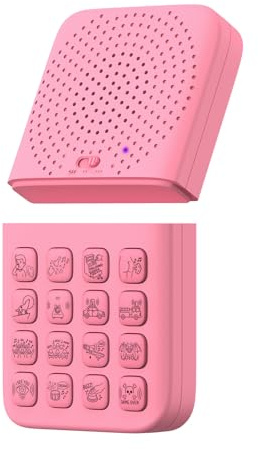 YUEHISY Kids Funny Sound Maker Machine, 16 Hilarious Sound Effects, Wireless Remote Control, Interactive Toy for Kids Children (Roseate)