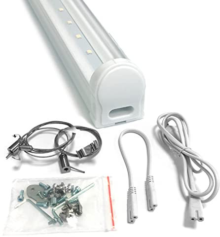 Bio Green LED Pflanzenlampe FLORABOOSTER 200, 90 cm – 13 W, Vollspektrum Grow Light | Spritzwassergeschützt IP44, energieeffizient, erweiterbar | Für Gemüse, Kräuter & Zimmerpflanzen, Indoor Anzucht