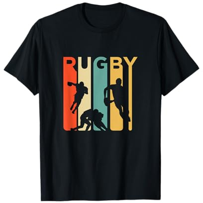 Vintage 1970's Style Rugby, Rugby Sports Gift T-Shirt