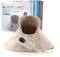 Mobiclinic, Termoforo cervicale e spalle, Cuscino termico, Marchio europeo, 3 livelli di temperatura, Spegnimento automatico, Lavabile, Antisurriscaldamento, Max.30º, 62x60, Beige