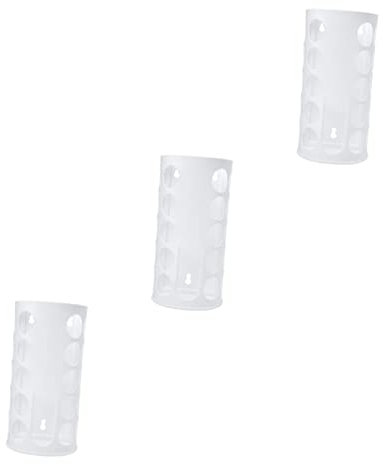 Housoutil 3pcs Bag Storage Holder Hole Bag Dispenser for Kitchen for Easy Access in Closet Garage