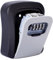 Mitoymia Key Safe Wall Mounted-Key Lock Box with 4 Digit Combination -Key Box to Share Keysafe Outside Police Approved-Lockbox- Key Safe, Gray (H001)