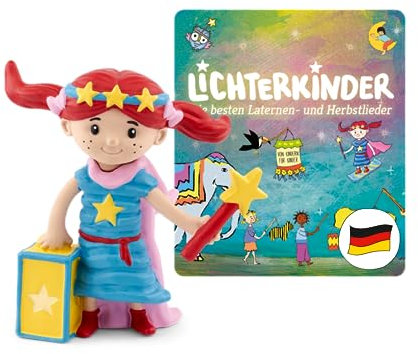 tonies Hörfigur für Toniebox, Lichterkinder – Die besten Laternen- und Herbstlieder, Kinderlieder für Kinder ab 3 Jahren, Spielzeit ca. 52 Minuten