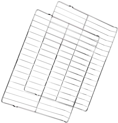 Upgrade WB48T10095 Oven Rack Fit for GE Hotpoint Oven Stove, 23.8 * 17.3 Inch Range Stove Oven Rack Replace AP5665850 2629419 PS6447646 WB48K0001 WB48K0003 WB48K0004 WB48K1, Stainless Steel, 2 Pack