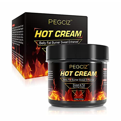 Hot Sweat Body Cream for Women & Men, Warming Massage Cream for Belly, Thighs, Legs & Arms, Firming & Moisturising Body Cream for Workout Massage and Daily Body Care