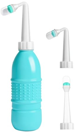 Perineal irrigator – LDPE EVA 400 ml | Rengöring av vaginala delar för | kvinnliga privata delar | Kvinnlig tvättanordning med ergonomisk sprayflaska återanvändbar för