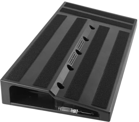 Tabla de pedal de guitarra, tablas de efecto de carga fuerte con fuente de alimentación, portátil y ligera para guitarristas, bajistas y músicos, pedales, soporta múltiples efectos