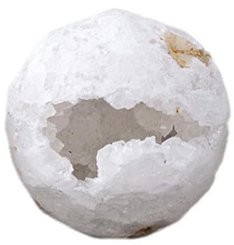 VWWJCCRO White Agate Crystal Cluster Cave Ball Ornaments Cornucopia Home Office Gifts,200~300g