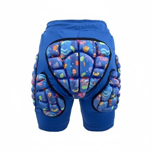 APLVFFZH Pantalon de Protection pour Enfants Short de Sécurité Renforcé sous-vêtement Matelassé Équipement Sportif pour Garçons et Filles Utilisable pour