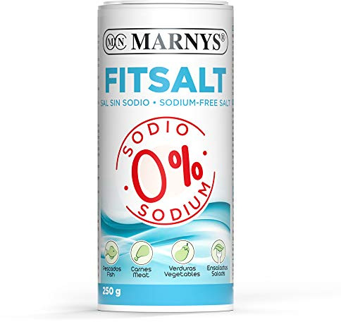 MARNYS FITSAL sal sin sodio salero – s’intègre facilement dans une routine de tous les jours, produit spécialisé pour un usage quotidien, poids 250 g et convient à ceux qui privilégient des produits e