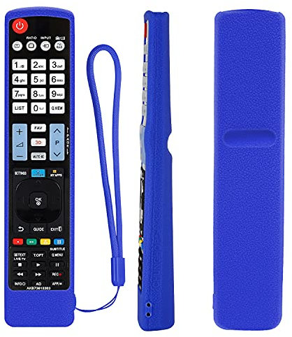 Funda Protectora de Silicona para LG Mandos a Distancia Compatible con AGF76692608 AKB73615303 AKB73756567 Antideslizante, a Prueba de Golpes,Lavable (Azul)