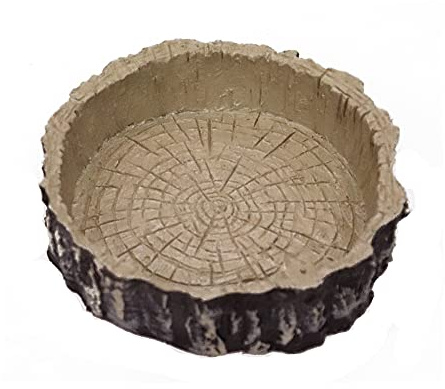 Bol à eau pour reptiles - En résine écologique - Pour tortue, gecko, tortue, serpent, lézard, araignée, caméléon