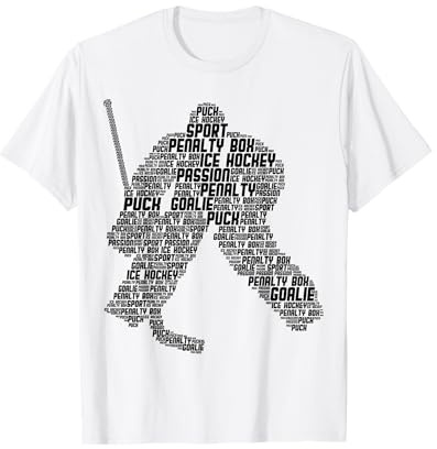 Portiere di hockey su ghiaccio Giocatori di hockey su Maglietta
