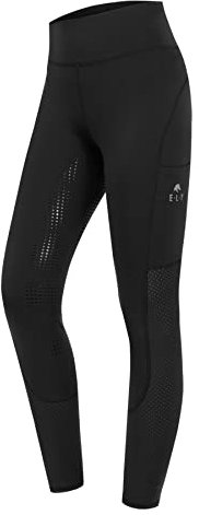 ELT Leggings da equitazione Hanna Mesh a vita alta, Nero , 54