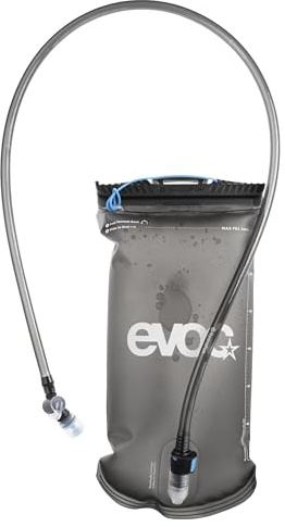 EVOC HYDRATION BLADDER 1,5 vescica di idratazione, sacca idrica (sacca idrica a prova di perdite, tubo flessibile, senza BPA e PVC, volume: 1,5 l), grigio carbone