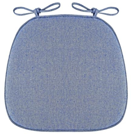 Gmpeccable Cuscino per sedia da pranzo con elementi di fissaggio, cuscino per seduta a forma di U, antiscivolo, con cerniera, cuscino per sedia con clip per sedie da pranzo
