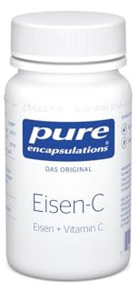 Pure Encapsulations - Eisen C - Immunsystem stärken mit Vitamin C - Für die Blutbildung, Gegen Müdigkeit - Eisencitrat - 60 Kapseln