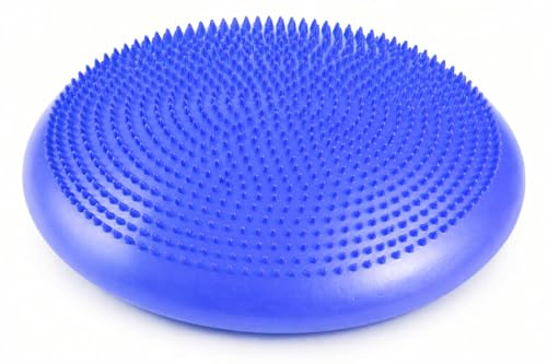 Balance Pad - Coussin Proprioceptif Gonflable pour physiothérapie et rééducation Home Fitness, Yoga, Pilates - Améliore l'équilibre, bleu