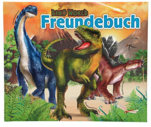 Depesche 11161 Freundebuch Dino World, ca. 17,5 x 21 x 1,5 cm