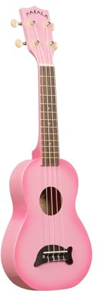 Kala - MK-SD/PKBURST - Ukulele Soprano Bambini Adulti e Principianti, Ukulele Scuola Media in ABS per Musicisti Esperti/Nuovi, Custodia Inclusa, Strumenti Musicali Bambini a Corda, Satinato colorato