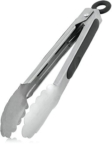 BBQ-Toro Pinza per grill in acciaio inox | resistente al calore | Pinze da cucina Pinze per carne Pinze reversibili Pinze per servire Barbecue Posate Forchetta da barbecue Pinze per pasta (27 cm)