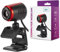 Setty Webcam Micro pour Travail à Distance, Conférences, Enseignement à Distance, Réunions en Ligne 360°, Skype, Zoom, Teams, Caméra pour PC, Ordinateur Portable
