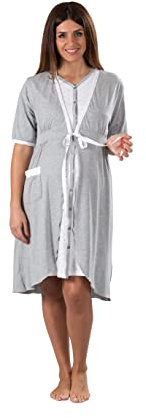 Premamy - Pigiama Premaman in Cotone per Donna (EU XL)