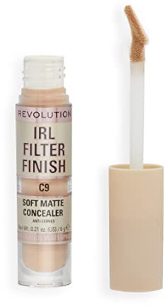 Makeup Revolution, IRL Concealer Filter Finish, mittlere oder vollständige Abdeckung, C14, 6 g