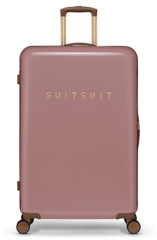 SUITSUIT Fab Seventies – Großer Reisekoffer – Check-in Koffer mit TSA-Schloss – 76 cm – 94L – Pink