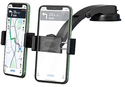 TenYua Supporto doppio per auto, supporto per telefono per cruscotto regolabile, compatibile con 2 smartphone da 8,9 a