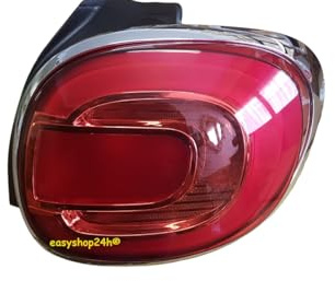 EASYSHOP24H Faro Fanale Fanalino Posteriore DX LED Compatibile Per 500L 500 L dal 2012 Cornice Cromata Lucida Stop Gruppo Ottico Destro Lato Passeggero
