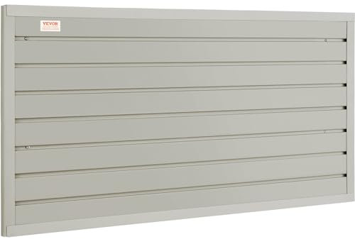 VEVOR 2er-Set Wandpanel Werkzeugwand 129,1x 69,1cm Wandpaneel WPC Werkzeughalter Organizer, Lamellenwand Slatwall Stecktafel Pegboard Wandhalterung Ideal für Werkstatt Lager Keller Werkbank Garage