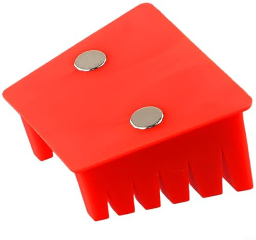 ZWEquipint Support de fil à souder avec base magnétique, support de soudure en plastique, pince de câble à 4 rainures pour fil 30 AWG 12 AWG, plastique ABS rouge