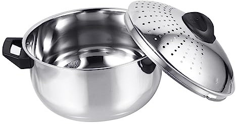 STOBAZA Pentola Per Zuppa Cuoci-noodles in Acciaio Bollitore Di Cottura Pressione Ad Alta Resistenza Pentola Antiaderente Per Cucinare in Casa Filtro