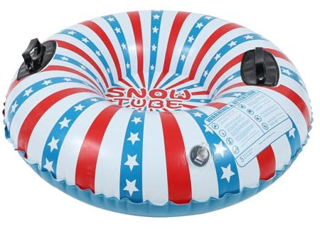 Sosoport 1 Stück aufblasbarer Skiring im Freien Kissen Erwachsene Wintersport Snowtube Winterschneeröhre Schnee -Innenrohr zum Rodeln PVC Blau