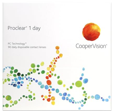 Proclear 1 Day Tageslinsen weich, 90 Stück / BC 8.7 mm / DIA 14.2 / -3,00 Dioptrien