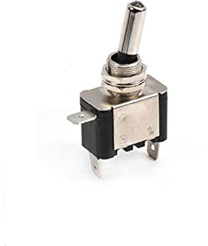 Acan Interruptor de Palanca Color Surtido con Tapa de Seguridad y Bombilla led Color Rojo