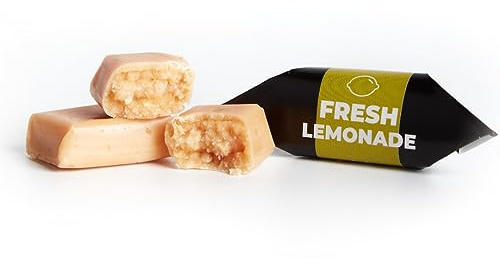 Caramelos Tradicionales - Sabor Limonada - Toffee Frescos - Dulces Mr Fudgesto - Caja de Caramelos 250g