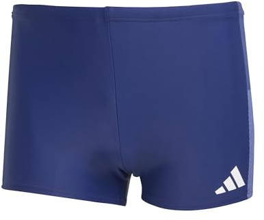 adidas Men's Colorblock Swim Boxers, Dark Blue, 38