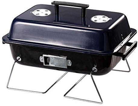 Parrilla de carbón portátil, Plegable, de Acero Inoxidable, para Camping, de sobremesa, pequeña