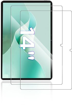 yystao 2 pellicole protettive per tablet DOOGEE TAB E3 MAX 14 pollici, vetro temperato 9H, compatibile con DOOGEE TAB E3 MAX, antigraffio, ad alta risoluzione, trasparente