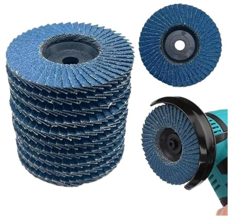 10 pezzi 50 mm/75 mm 3 pollici mole lamellari lame abrasive, compatibili for smerigliatrice angolare strumento abrasivo for legno(3inch 10PCS)