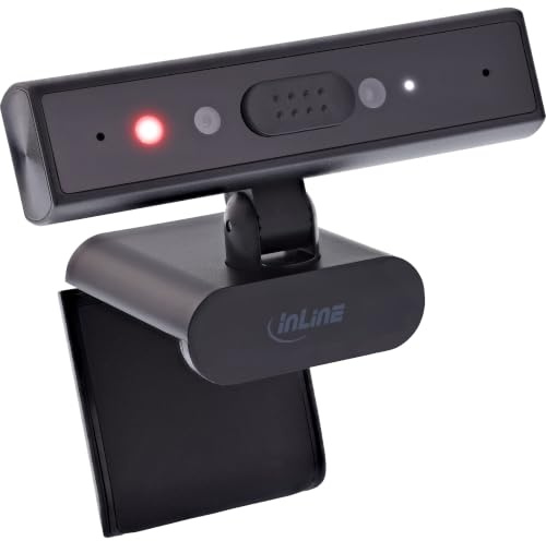 Inline 5 MP webbkamera med autofokus, mikrofon och Windows Hello | 5 MP upplösning, autofokus, integrerad mikrofon, Windows Hello, Integritetsskydd, USB-C-anslutning