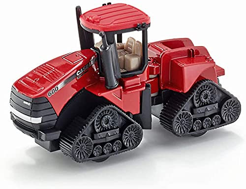 siku 1324, Case IH Quadtrac 600, Agricultural implement, Metal/Plastic, Red, Movable articulated joint