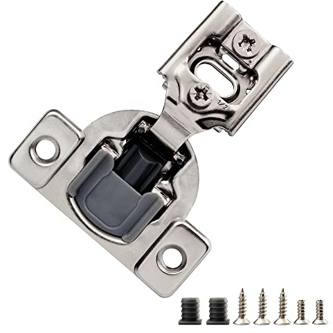 STIANC 20 Pcs 1/2 Overlay Soft Close Cabinet Hinges 105° 3 Way Adjustable