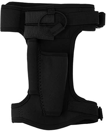 Inzopo Étui de plongée pour jambe, bras, BCD Taille unique avec boucle réglable à libération rapide Noir
