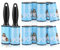 Fusselroller,Fusselrollen 12 Stück Kleidung Fusselrolle Haustier Fusselbürste Fusselrolle ersatzrolle Fur Roller Lint Roller Fusselrolle Kleberolle Tierhaarentferner Fusselbürste 1080 Blatt