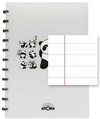 ATOMA Notizbuchsystem - Chill - A4 - Panda - Liniert